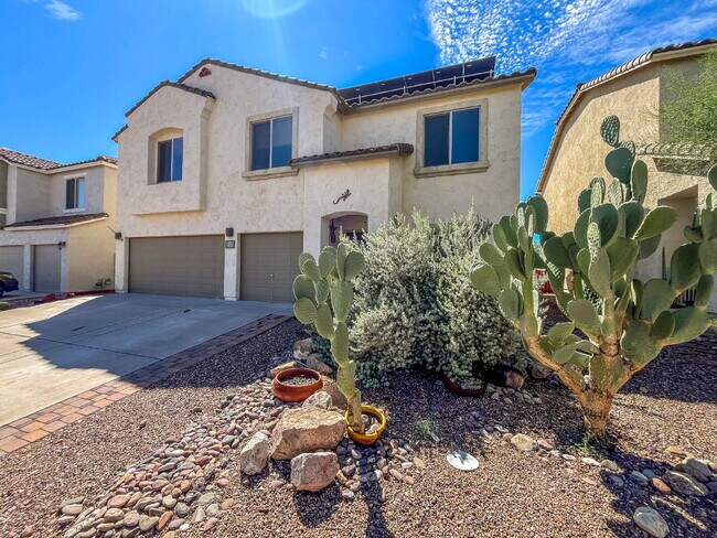 Spacious Rancho Sahuarita Home with Solar, 3-Car Garage, Desert Views and Oversized Loft $500 off...