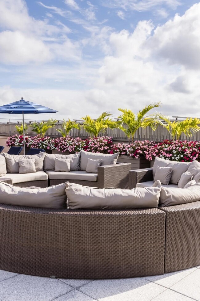 Gather on the rooftop terrace with friends or lounge with a good book on comfortable seating.