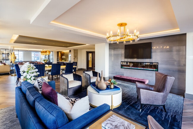 Clubhouse with a Fireplace