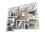 B1 floor plan Harrison Residences