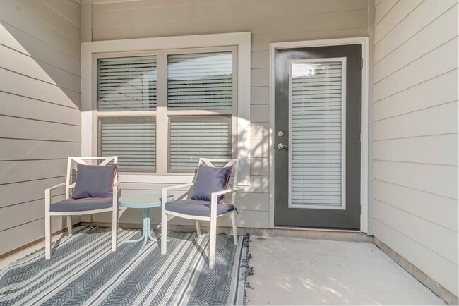 Outdoor private patio (select apartments)