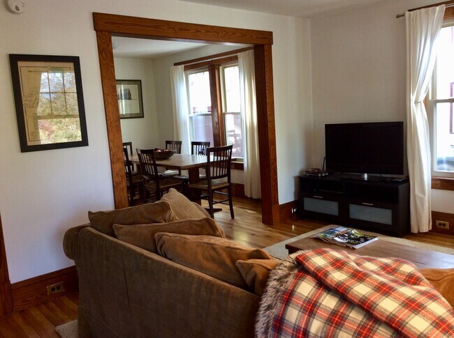 Living room looking towards the dining room