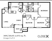 3BR/2BA