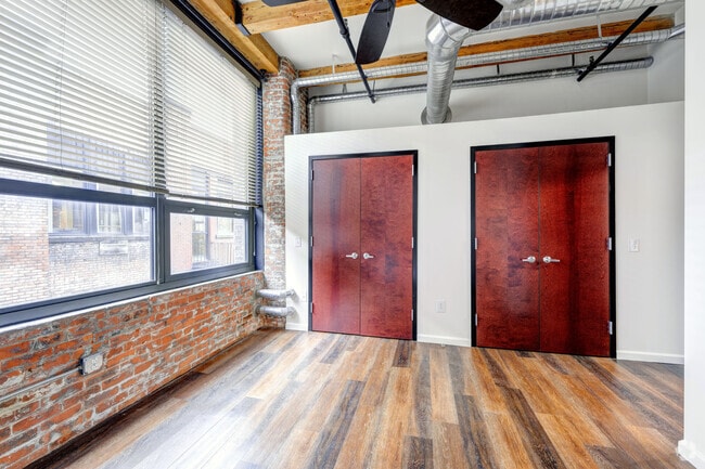 2BR, 2BA - 1,375SF - Primary Bedroom - Cascade District Lofts