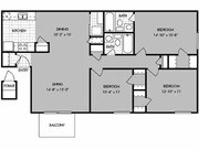 G 3bd/2ba 1,250 sf