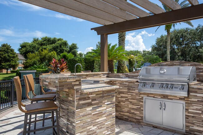 Fire up the grill and enjoy outdoor dining with friends.