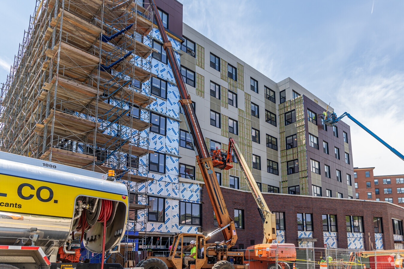 Fotografía de construcción - Mildred C. Hailey Apartments