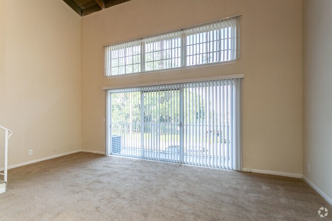 1BR-1.5BA Living Room - Chelsea Courtyards