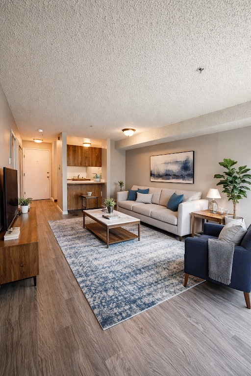 One Bedroom living room - Lacey Park Apartments