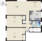 2 BR/ 1 BA (Style H1) | 805 sq. ft.