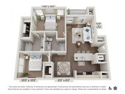 B1 floor plan Trillium Terrace