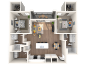 B2 floor plan The Riley