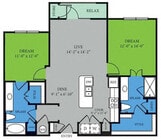 B2.P8 floor plan Highpoint at Cypresswood
