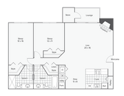 B1 | 2-Bedroom Floorplan