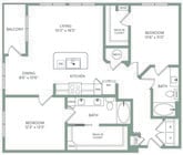 B5 floor plan Rye Heights