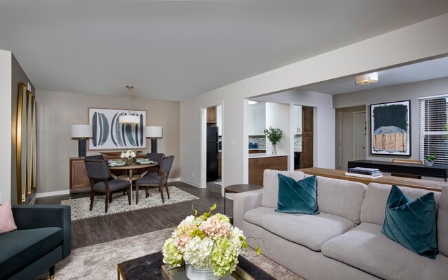 Open-concept living area