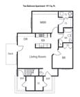 2BR/1BA