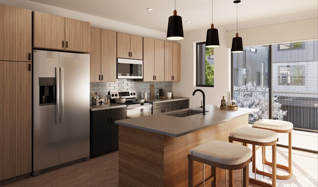 Ascent 3 x 3 B warm industrial upgraded townhome - Oxenfree Clear Creek Rental