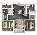 B2A floor plan Brooklyn Riverside