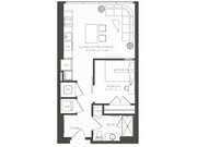 One Bedroom without Balcony