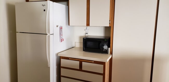Refrigerator & microwave