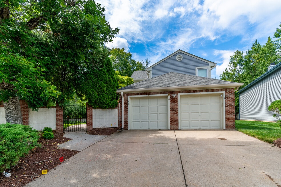 Detached home with oversized 2 car garage