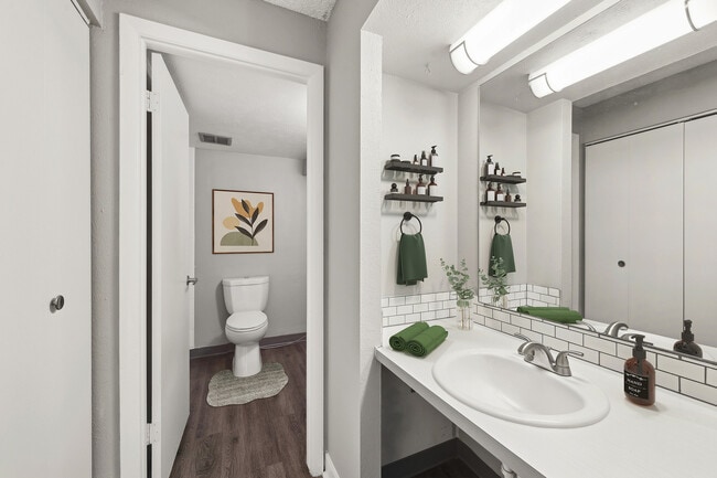 2BR x 2BA with Mountain View Floorplan - Bathroom