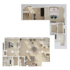Explore this exquisite floor plan designed for modern family living, highlighting spacious comfort and style.