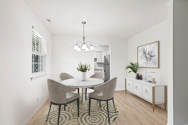 Spacious Dining Area- Shown here in a 2-bedroom floor plan