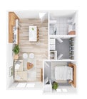 1 Bedroom / 1 Bathroom