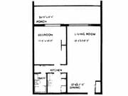 1BR/1BA
