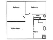 Large 2BR/1BA