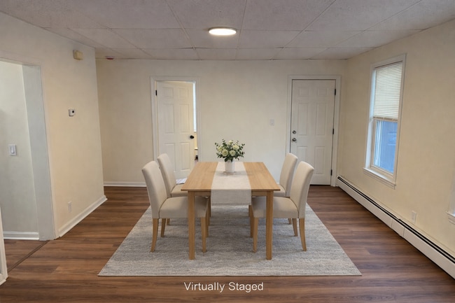Dining Room virtually Staged - 72 Darling St Unit Apt 1.