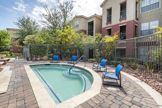 Our apartment homes feature a swimming pool