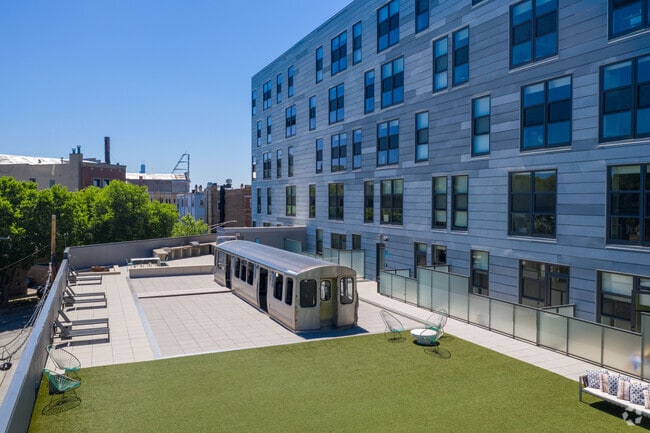 Terraza en la azotea - L Logan Square Apartments