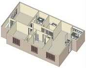 3BR/2BA