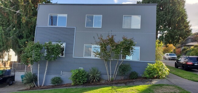 North Side of Building - 6216 Linden Ave N Unit A