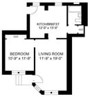 1BR/1BA Style B