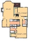 2 BR/2 BA