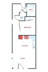 Open 1 Bed, 1 Bath - Apt K