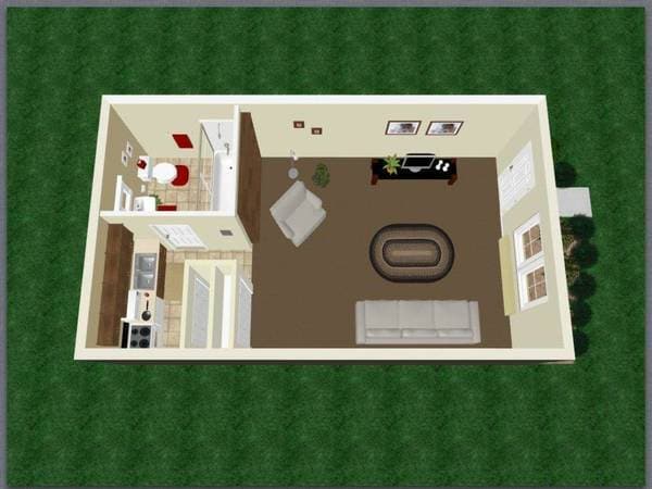Studio floor plan