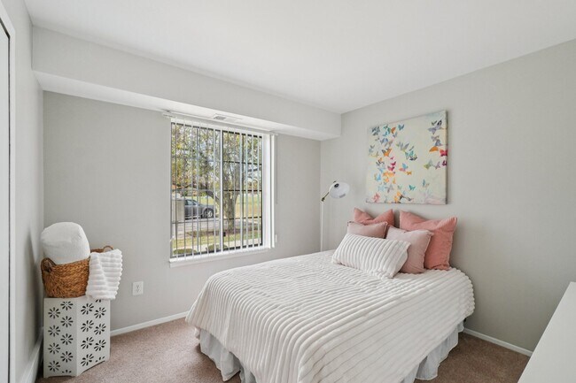 Enjoy peaceful bedrooms with abundant natural light from large windows, professionally operated by Highlands Vista Group.