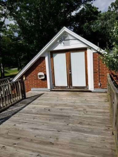 Deck with French doors to kitchen - 2221 Wildcat Creek Rd Unit 2221-A