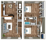 Two Bedroom Townhome
