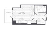 Sonnet - Studio - 1 Beds - 1 Baths - 375 Sq. ft.