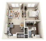 A2 Renovated floor plan Timberlinks At Denton