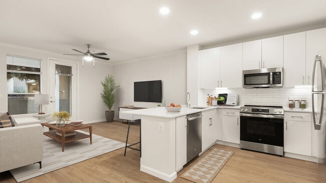 Kitchen with Stainless Steel Appliances