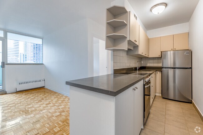 2BR, 1BA - 615SF - Kitchen/Living Room - 135 Isabella St