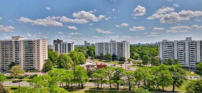 East View from Site - Fifeshire Towers