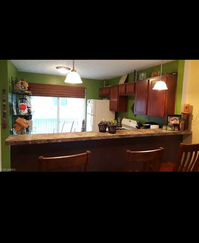 Kitchen with bar counter - 7309 Battery Park Blvd